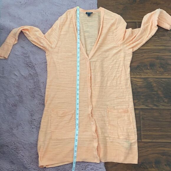 Torrid Button Closure Lightweight Cardigan Casual Office Contemporary Feminine - Picture 7 of 9